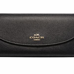 🖤✨ Coach Slim Envelope Wallet – Midnight Navy/Black – Gold Hardware – NWT ✨🖤
